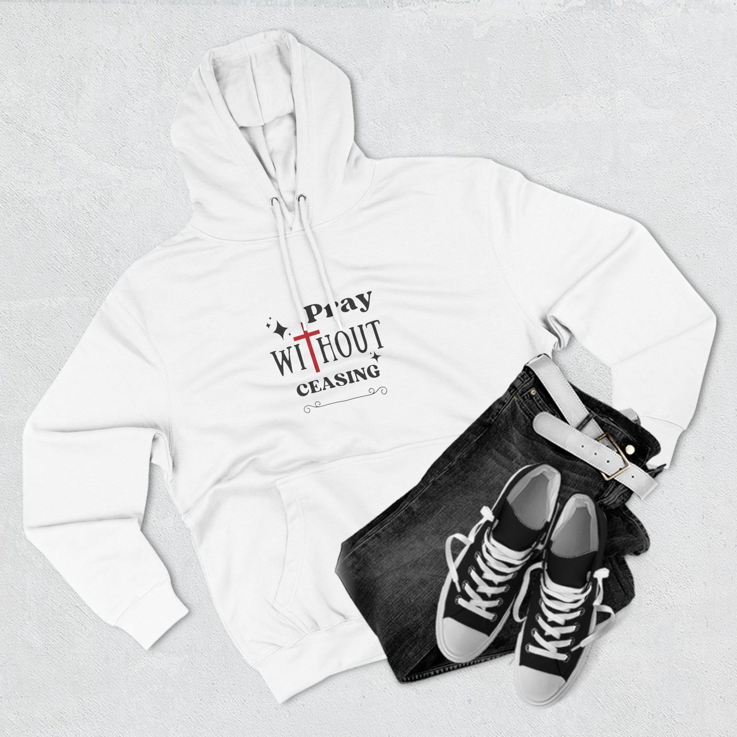Three-Panel Fleece Christian Hoodies | Faith-Based Style – Berakhah