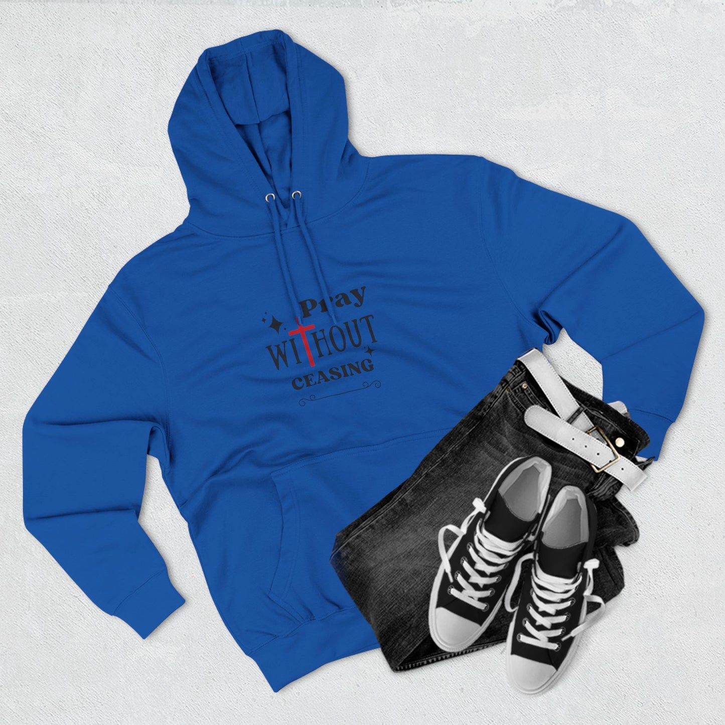 Three-Panel Fleece Christian Hoodies | Faith-Based Style – Berakhah