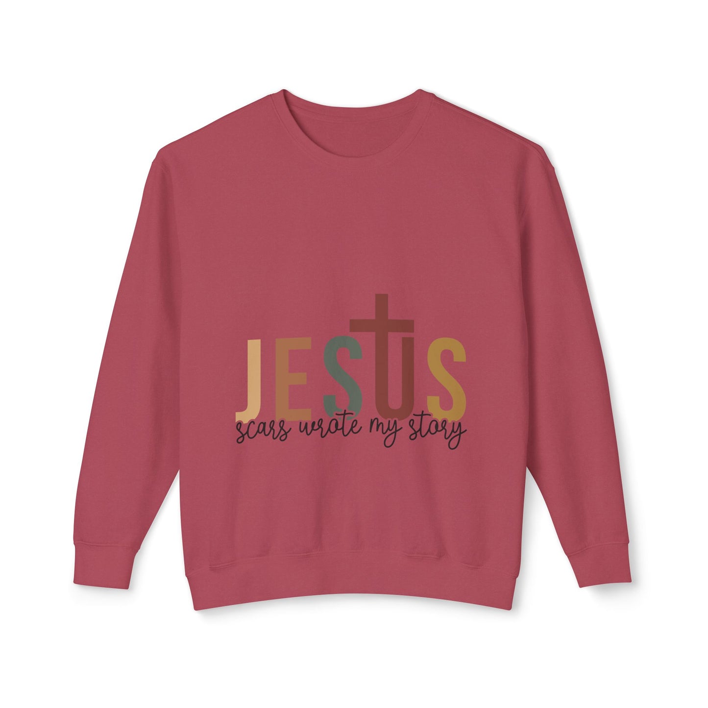 Christian Faith and Fashion Apparels - Unisex Lightweight Crewneck Sweatshirt