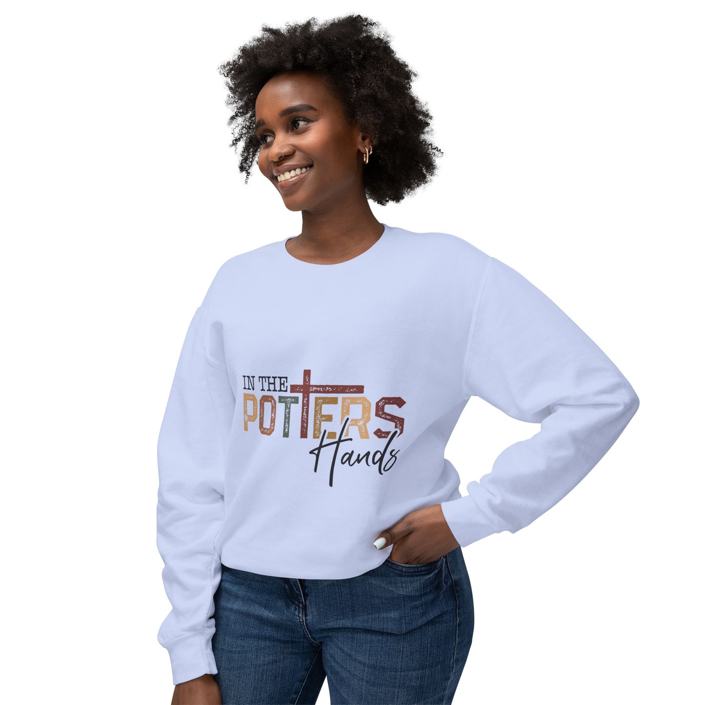 Unisex Lightweight Crewneck Sweatshirt - Christian Faith and Fashion Apparels