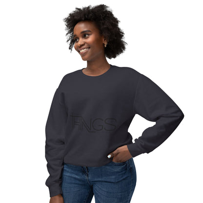 Christian Faith and Fashion Apparels -  woman Unisex Lightweight Crewneck Sweatshirt