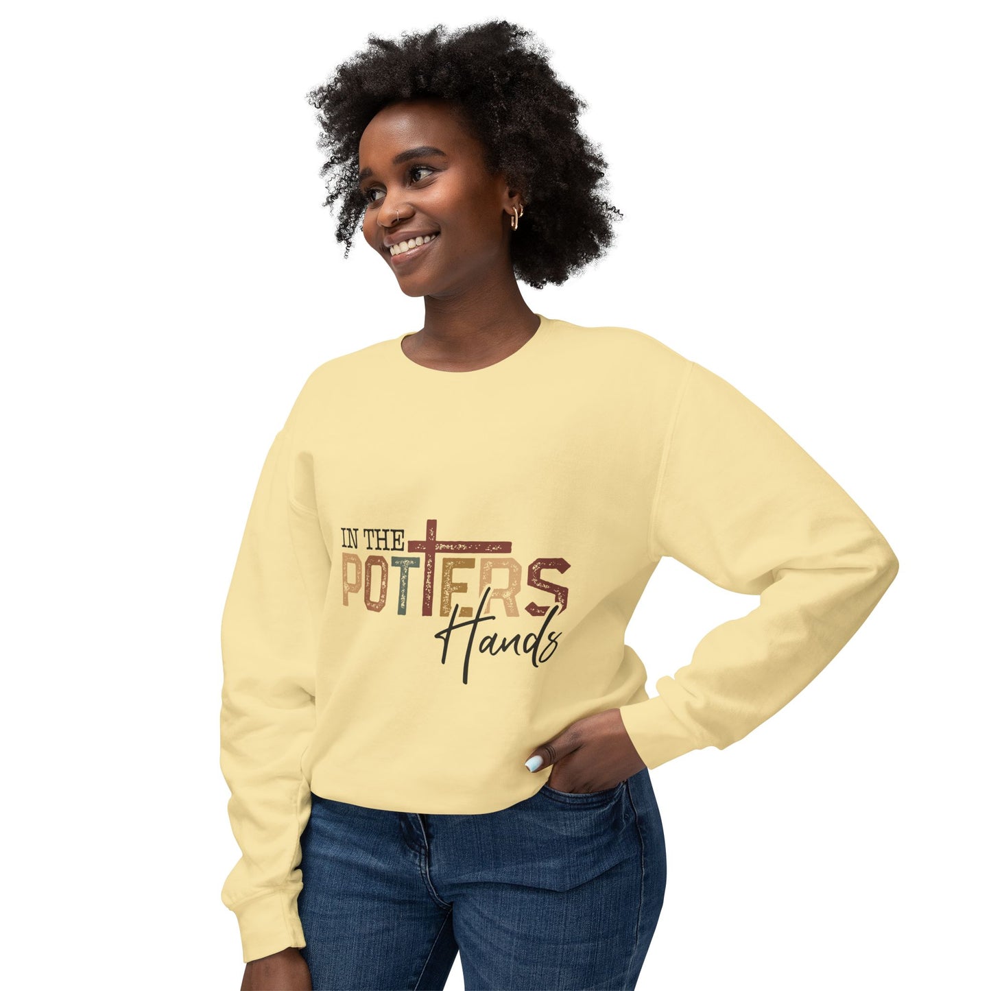 Unisex Lightweight Crewneck Sweatshirt - Christian Faith and Fashion Apparels